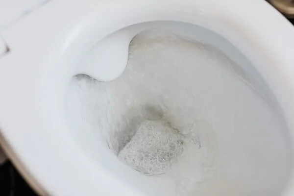 descarga do vaso sanitario