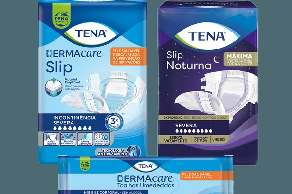 Cupom TENA Black Friday 2026: embalagens da Fralda TENA Dermacare, da Fralda TENA Noturna e das toalhas umedecidas Dermacare